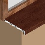 Glaf Prolux interior din PVC infoliat culori lemnoase - GIS303