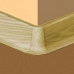 Set 4 buc. piese Lineco imbinare colt exterior culoare stejar auriu pentru plinta parchet PBC605 - PBE605. 169-S4