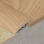 Trecere / prag XLINE din aluminiu sublicromat in nuante lemnoase - PLC417