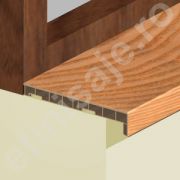 Glaf Prolux interior termorezistent din PVC culori lemnoase - GLI206