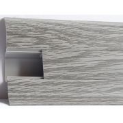 Plinta PVC Lineco pentru cabluri 60 x 20 mm culoare stejar cenusa - PBC605