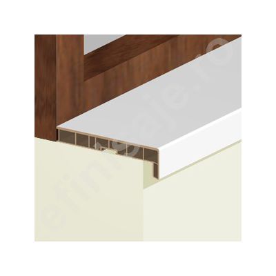 Glaf Prolux interior termorezistent din PVC culoare alb - GLI153