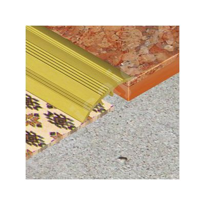 Trecere Prolux ingusta cu striatii si suruburi ascunse din aluminiu eloxat - PSA307