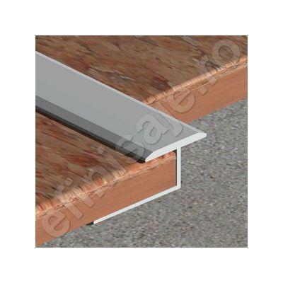 Profil Prolux "T" cu baza de ancorare din aluminiu eloxat - TSA257