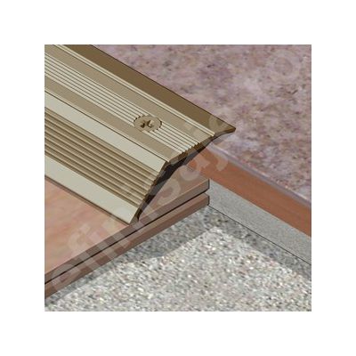 Trecere Prolux medie pentru diferenta de nivel din aluminiu eloxat - PSD359