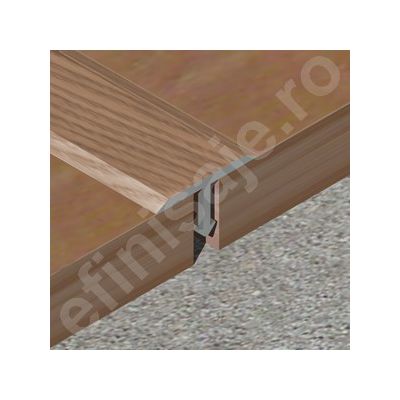 Profil Prolux "T" din aluminiu sublicromat in nuante lemnoase - TLC209