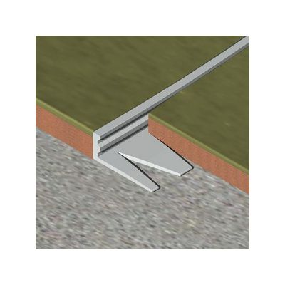 Bagheta Genesis dreapta flexibila din aluminiu natural - EFA100