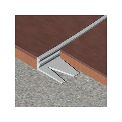 Bagheta Genesis dreapta flexibila din aluminiu natural - EFA225