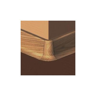 Set 4 buc. piese Lineco imbinare colt exterior culoare stejar inchis pentru plinta parchet PBC605 - PBE605. 157-S4