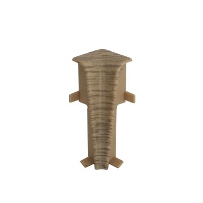 Set 2 buc. colt interior pentru plinta MDF culoare stejar alb
