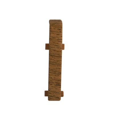 Set 2 buc. conectori pentru plinta MDF culoare stejar maroniu roscat