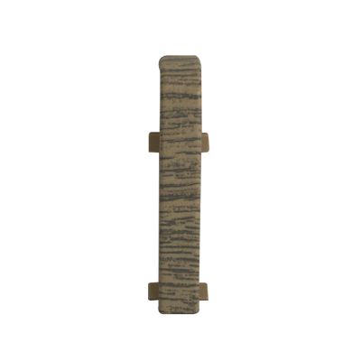 Set 2 buc. conectori pentru plinta MDF culoare stejar alb