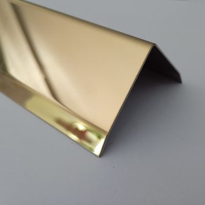 Cornier cu laturi tesite din inox l=A=20mm - LCI150